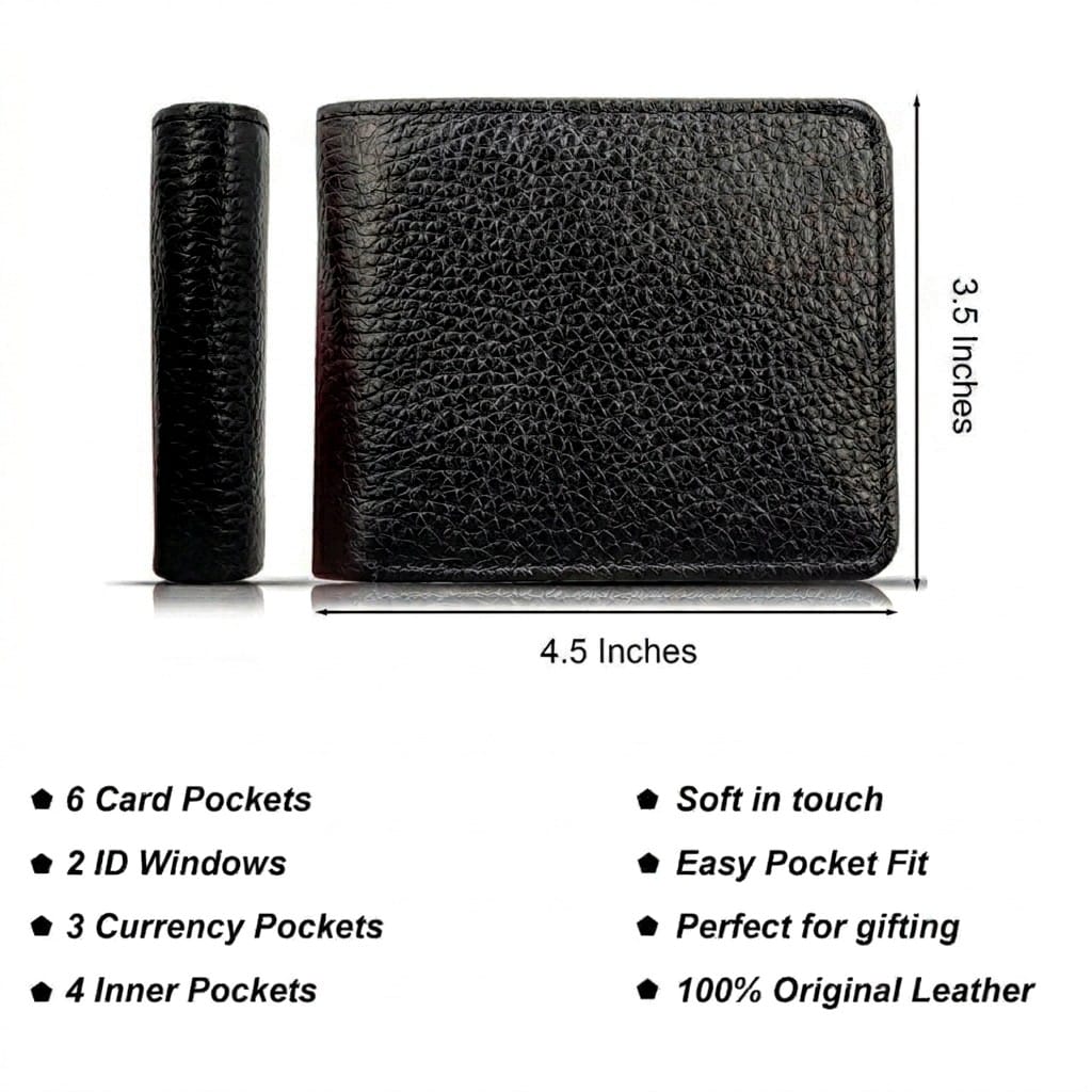 Classic Three Pocket Wallet